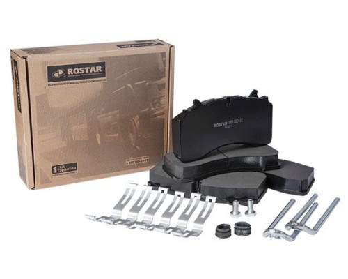 Колодки тормозные SAF дисковые (210х110х31мм,  Wabco PAN 22-1) (4шт.) ROSTAR