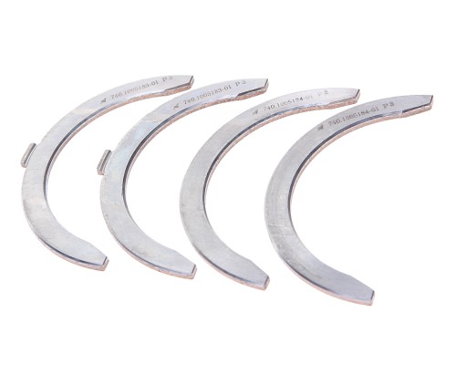 Полукольцо опорное коленвала КАМАЗ комплект Р3 бронза (2+2шт.) ДЗВ