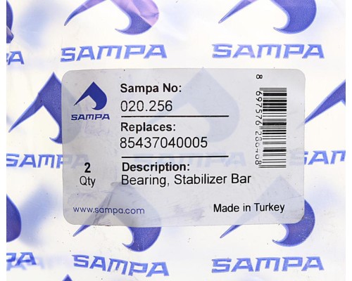 Втулка стабилизатора MAN TGL (05-) переднего SAMPA