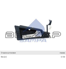 Ручка TGA двери внутренняя правая, 023.218, SAMPA