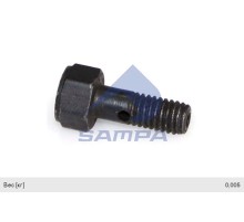 Болт MAN дренажный (обратка) (M6х1) SAMPA