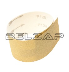 Бумага наждачная на липучке P120 (70х420) бумажная основа Gold Velcro TORNADO