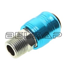 Переходник для компрессора M1/2" быстросъемный с клапаном наружная резьба НОРМ