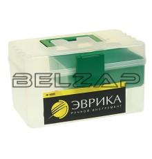 Ящик для инструмента 280х165х163мм прозрачный, ER-10335, ЭВРИКА