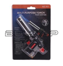 Горелка газовая под цанговый баллон с пьезоподжигом, 504C, TORCH