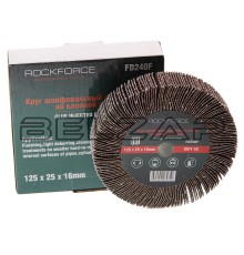 Круг лепестковый зачистной 125x25x16мм M14 (Grit 40), RF-FD240F, ROCKFORCE