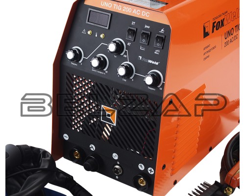 Аппарат сварочный 8.8кВт 5-200А d=1.6-4.0 230В инвертор аргонодуговой Uno FOXWELD