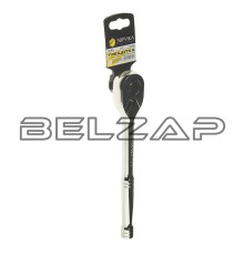 Ключ трещотка 1/2" 72 зуба 260мм прямая металлическая рукоятка, ER-71272, ЭВРИКА