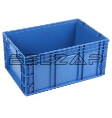 Ящик полимерный многооборотный 594х396х280мм синий, IP-530859, IPLAST