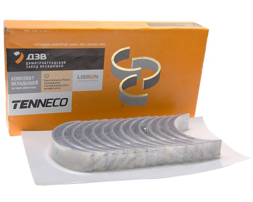 Вкладыши ЯМЗ-536 коренные d+0.00 ДЗВ