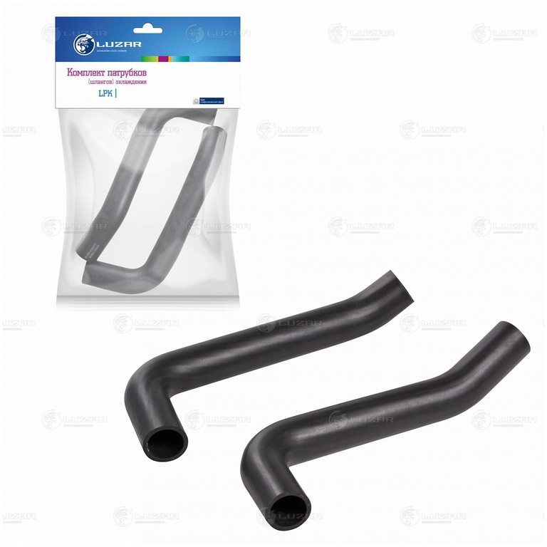 Патрубок ГАЗель Next дв.EvoTech 2.7 радиатора охлаждения комплект LUZAR