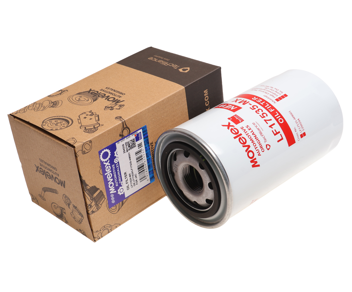 Фильтр масляный JAC N75, N80, N120 КАМАЗ Компас-9/12 (ISF 3.8) MOVELEX