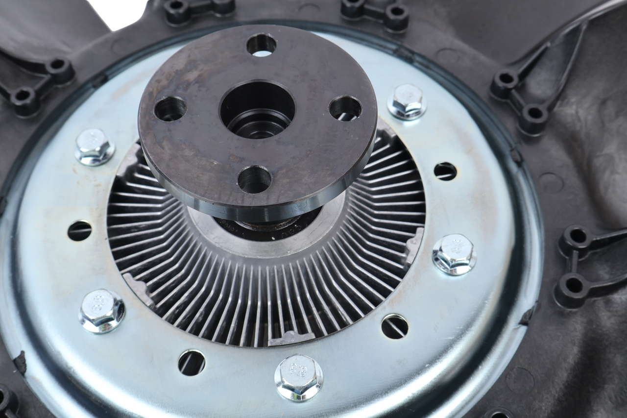 Вискомуфта JAC N120 КАМАЗ Компас-12 привода вентилятора в сборе (с крыльчаткой) MOVELEX